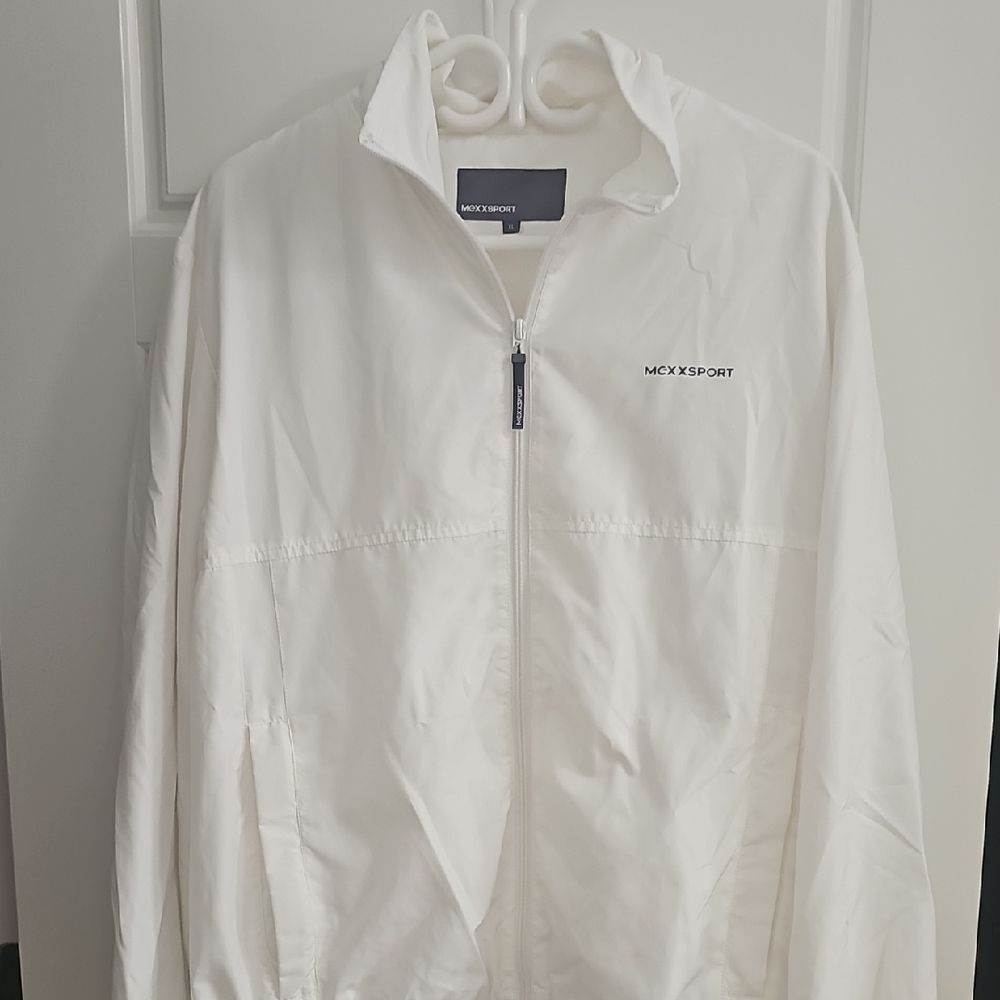 Mexx Sport White Windbreaker Jacket